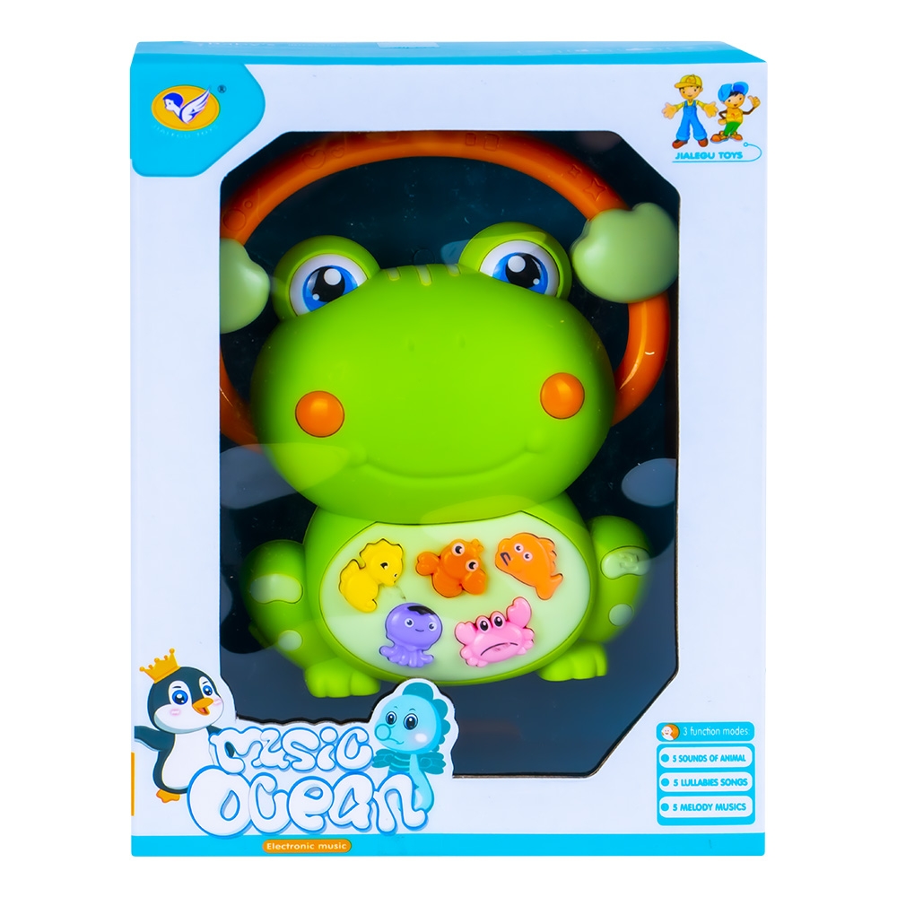 Jucarie bebelusi, Broscuta muzicala - imagine 3