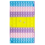 Jucarie senzoriala, antistres, curcubeu, 32,5x19x1,5 cm - Joc cu zaruri