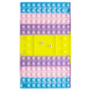 Jucarie senzoriala, antistres, curcubeu, 32,5x19x1,5 cm - Joc cu zaruri