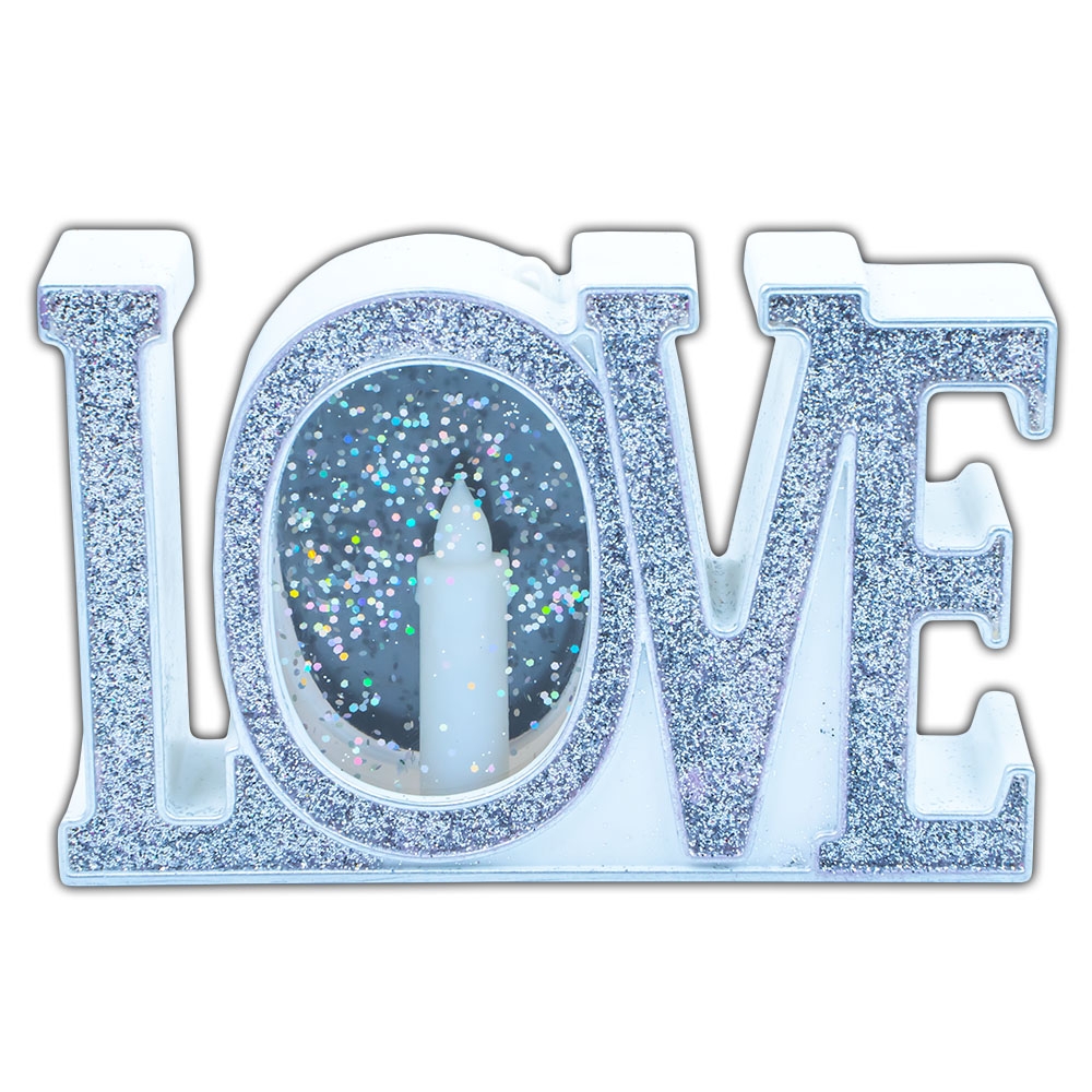 Lumanare ornamentala - Love - imagine 3