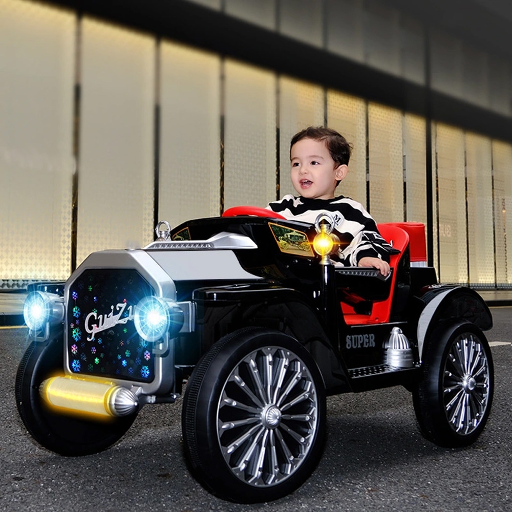 Masina de epoca cu acumulator, 4 motoare, 12V, 10A - imagine 3