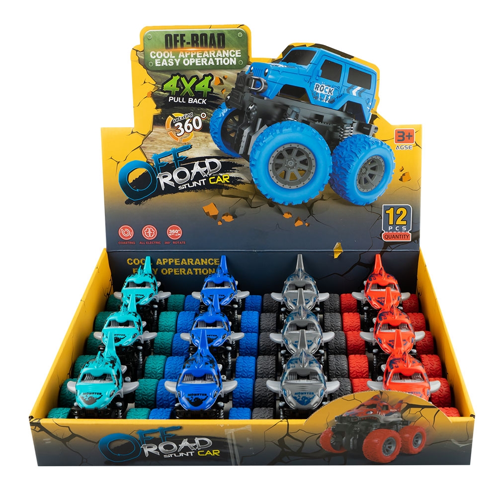 Masinute 360° cu frictiune, 12 buc/set - imagine 6