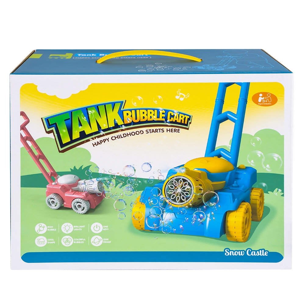 Masinuta baloane de sapun, 10 orificii, cu lumina si sunet + rezerva solutie - imagine 2