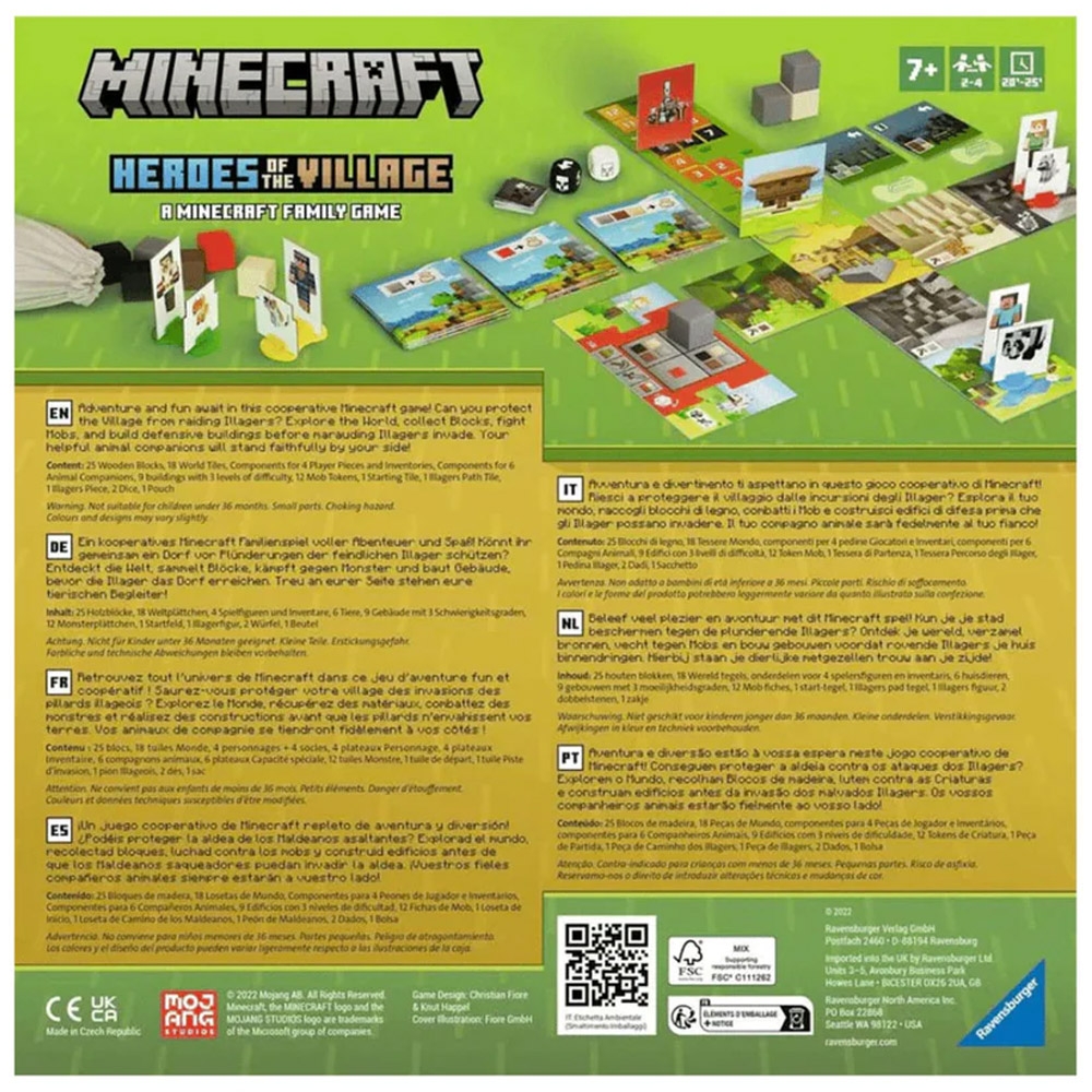 Minecraft Heroes of the Village, multulingv, 7+ ani - RAVENSBURGER - imagine 3