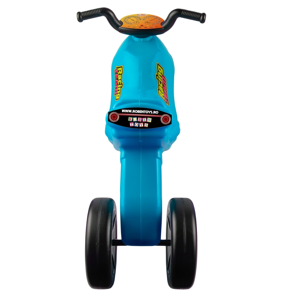 Motocicleta fara pedale, albastru deschis - ROBENTOYS - imagine 3