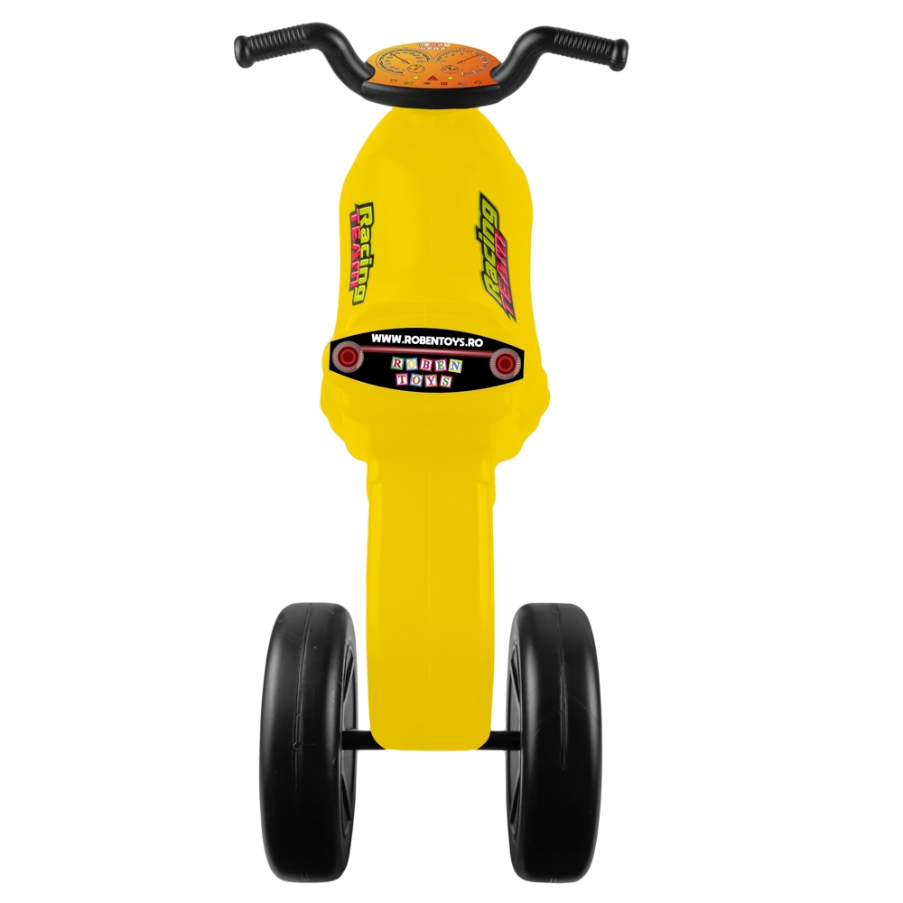 Motocicleta fara pedale, galbena - ROBENTOYS - imagine 3