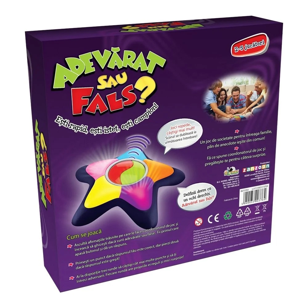 Noriel Games - Adevarat sau fals - imagine 2