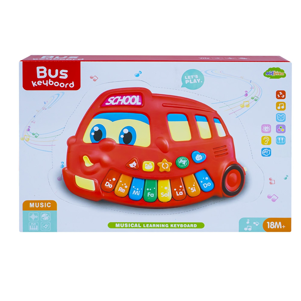 Orga cu baterii pentru bebelusi, Autobuz - imagine 2