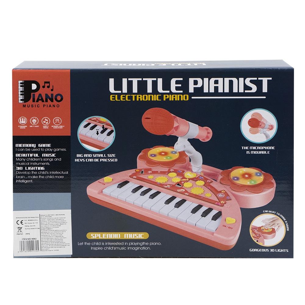 Orga cu baterii + microfon, 22 clape - imagine 2