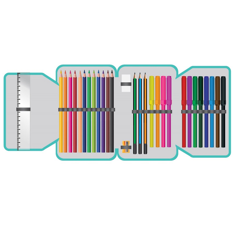 Penar echipat, 1 fermoar, 2 extensii, 32 piese, GAMER - S-COOL - imagine 2