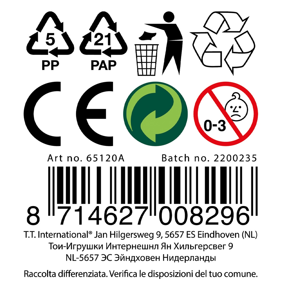 Pistol apa, 3 jeturi, 64 cm - Toi-Toys - imagine 5