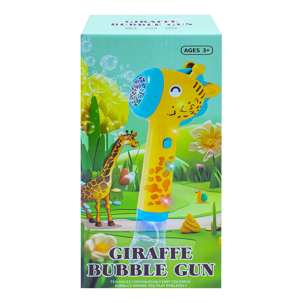 Pistol baloane de sapun, Girafa, cu baterii - imagine 3
