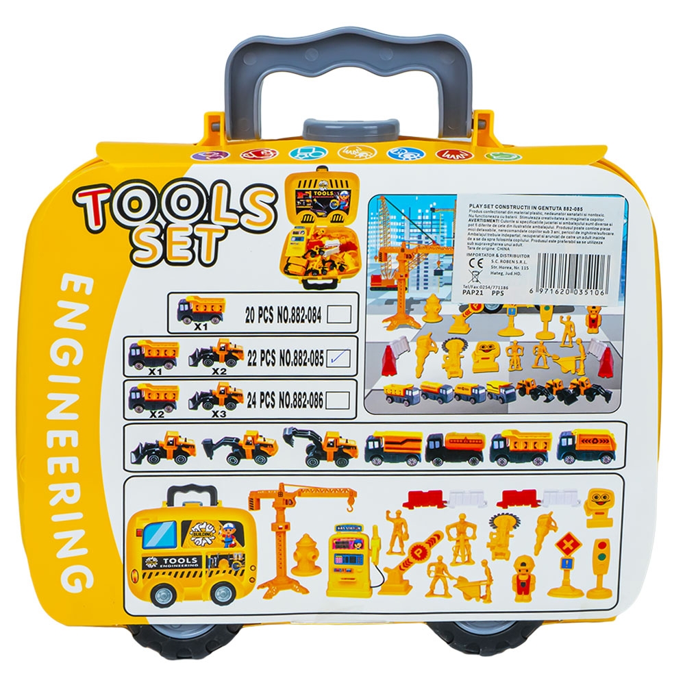 Play set constructii in gentuta, 22 piese - imagine 2