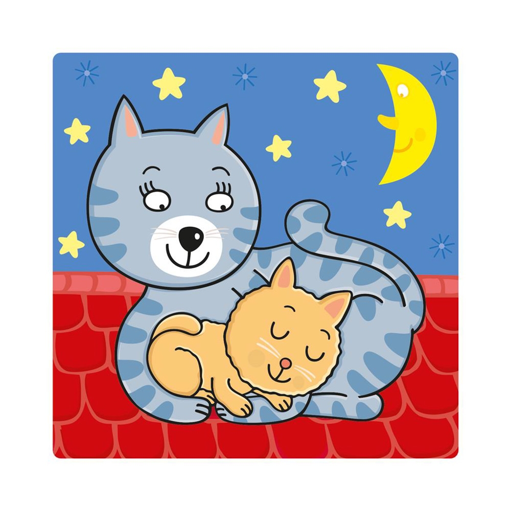 Puzzle 3 in 1, Animalele si puii lor - DINO TOYS - imagine 4