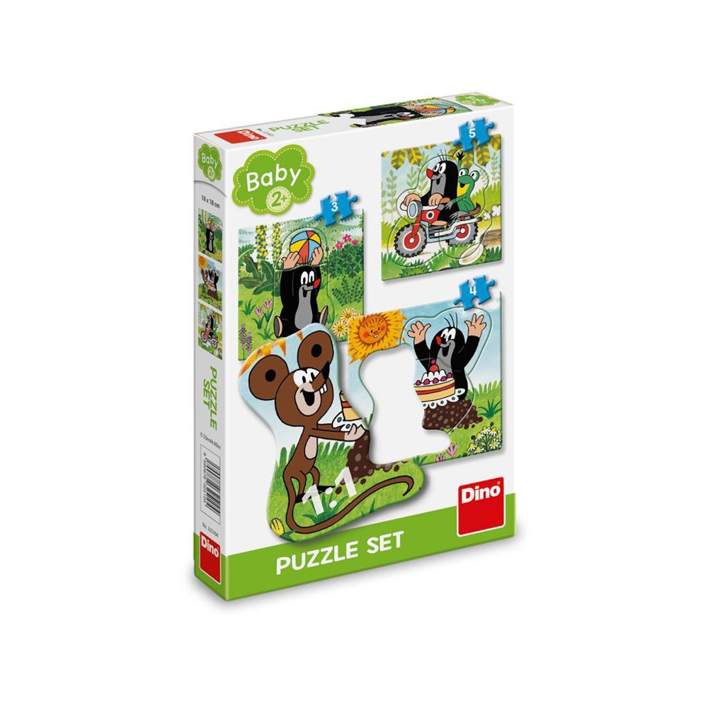 Puzzle 3 in 1, Mica Cartita pe pajiste - DINO TOYS - imagine 3
