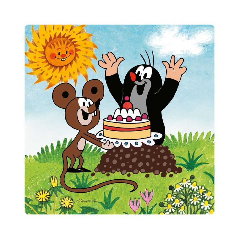 Puzzle 3 in 1, Mica Cartita pe pajiste - DINO TOYS - imagine 5