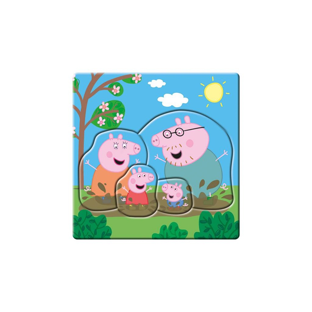 Puzzle 3 in 1, Peppa Pig - DINO TOYS - imagine 5