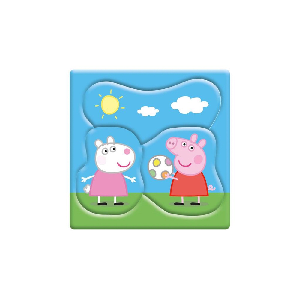 Puzzle 3 in 1, Peppa Pig - DINO TOYS - imagine 6