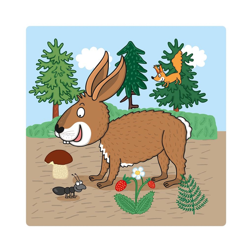 Puzzle 3 in 1, Unde locuiesc animalele - DINO TOYS - imagine 4