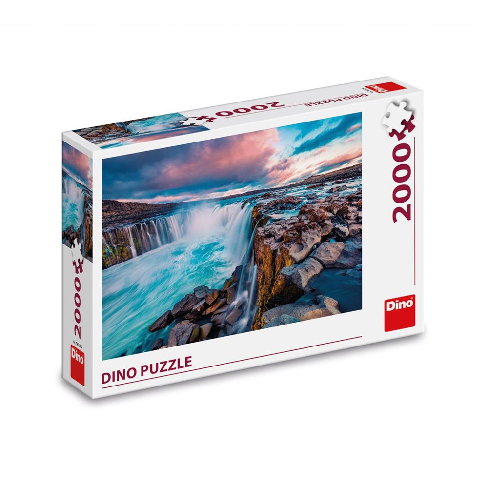 Puzzle Cascada Selfoss, 2000 piese - DINO TOYS - imagine 3