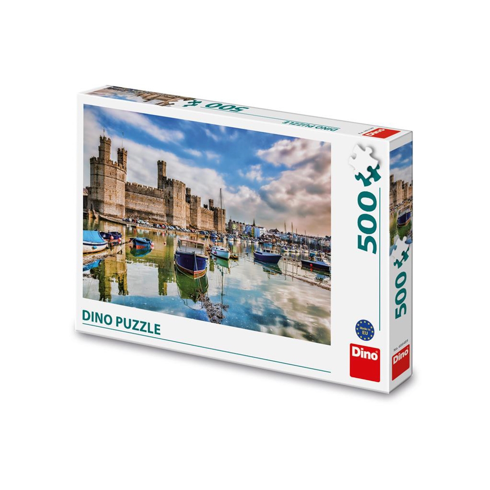 Puzzle Castelul Caernarfon, 500 piese - DINO TOYS