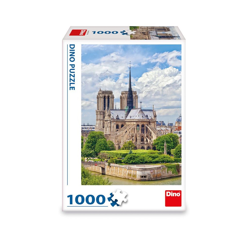 Puzzle Catedrala Notre-Dame, 1000 piese - DINO TOYS - imagine 2