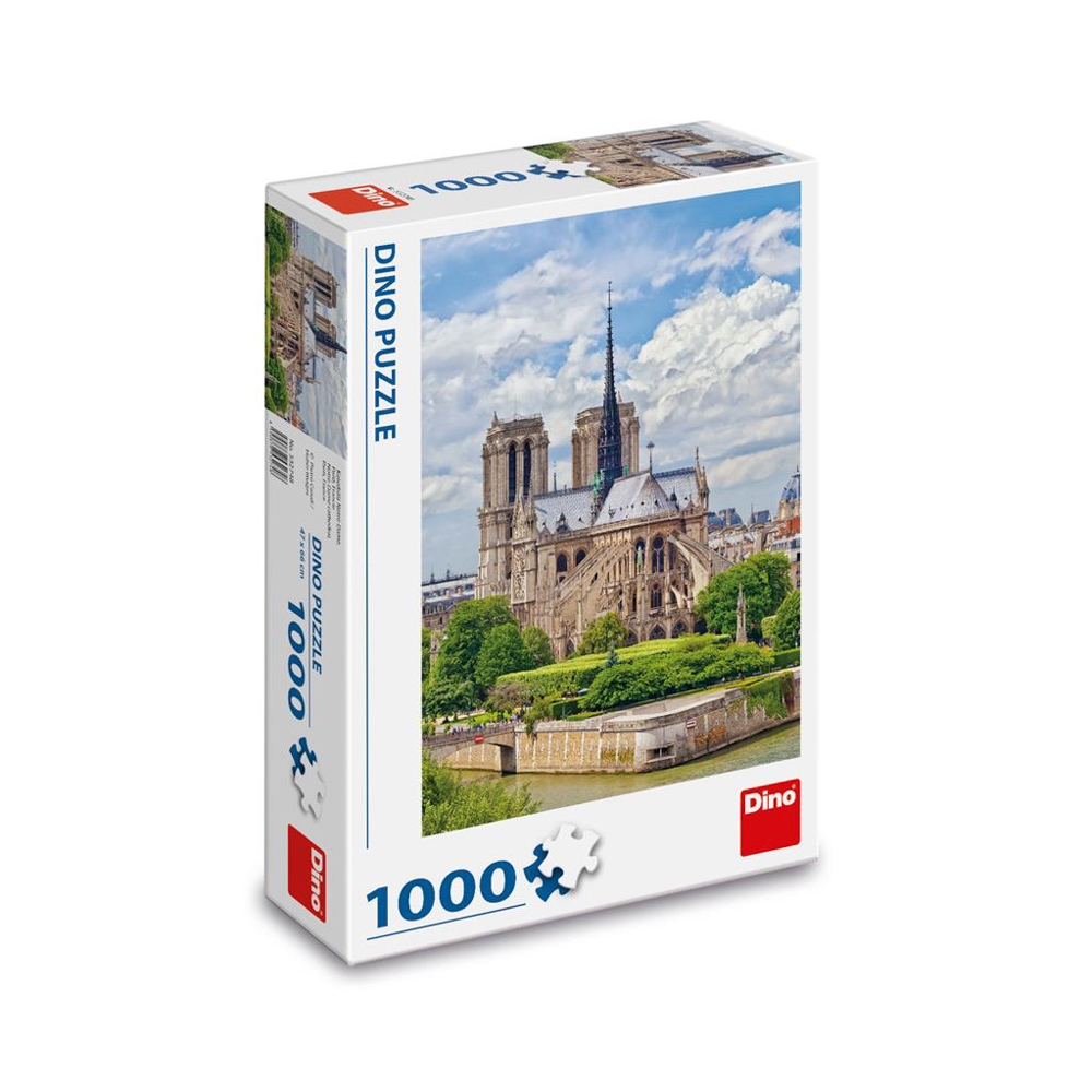 Puzzle Catedrala Notre-Dame, 1000 piese - DINO TOYS - imagine 3
