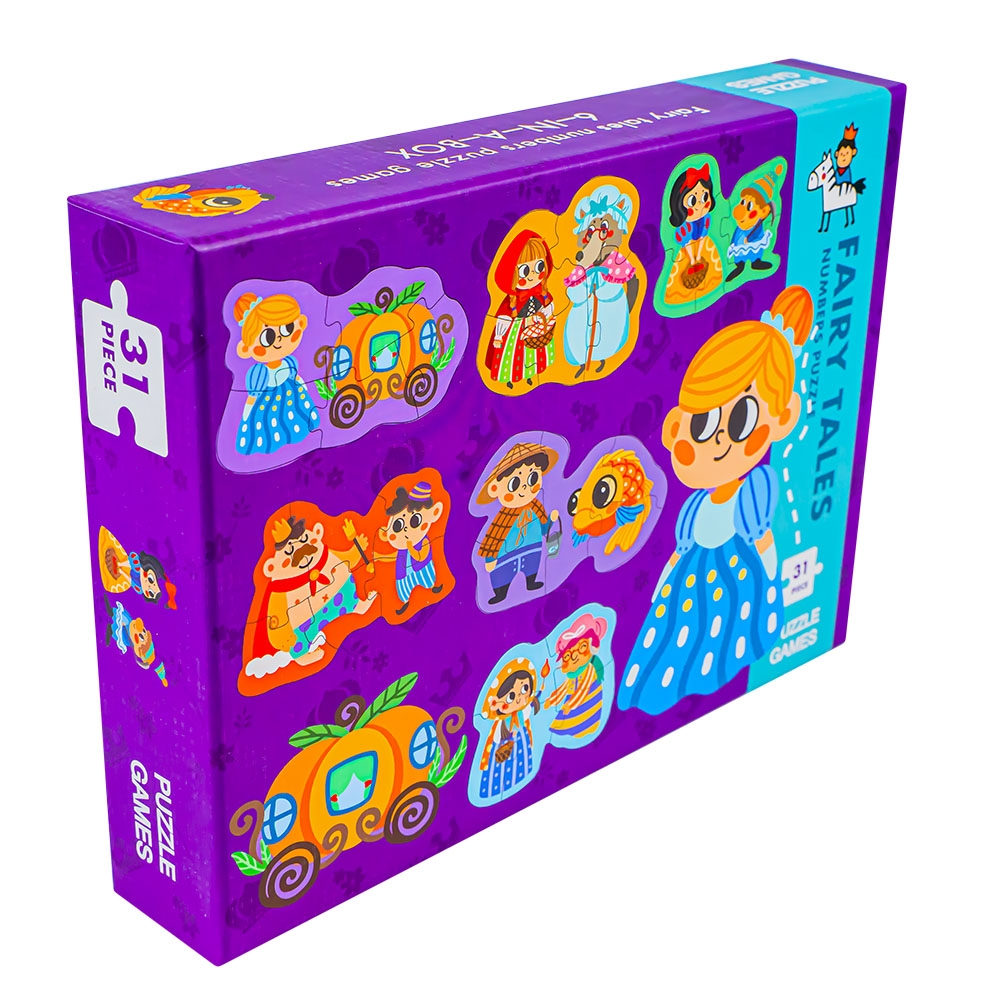 Puzzle din lemn - Basme - imagine 2