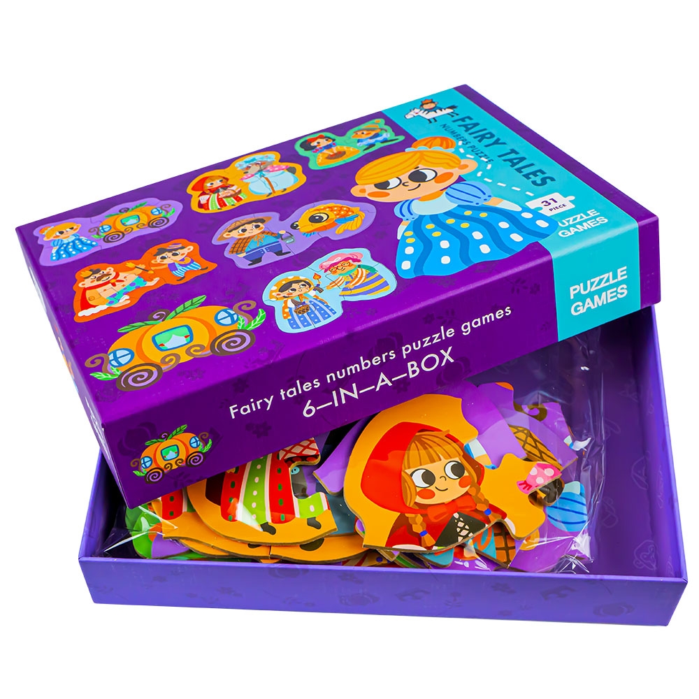 Puzzle din lemn - Basme - imagine 3