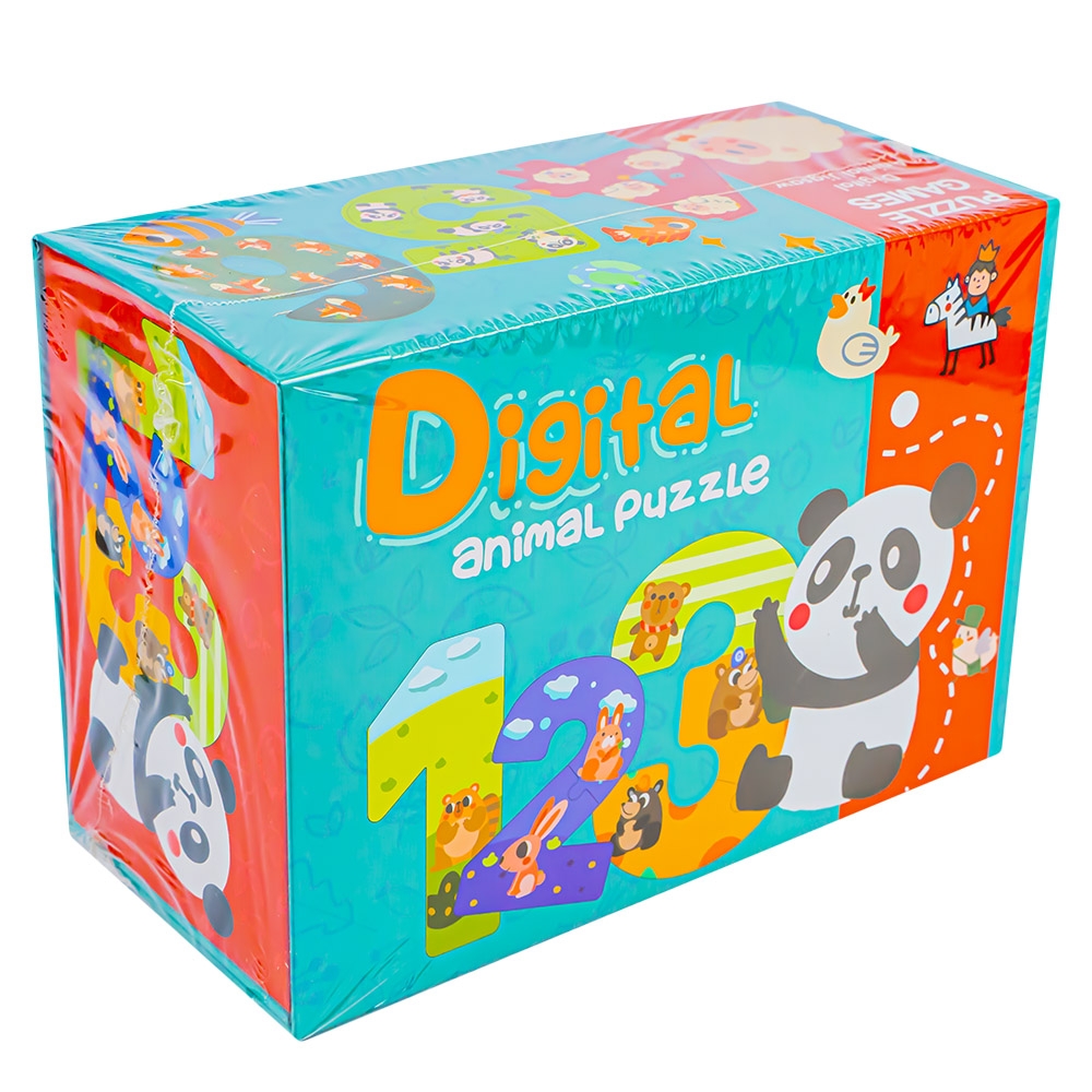 Puzzle din lemn, Cifre - imagine 2