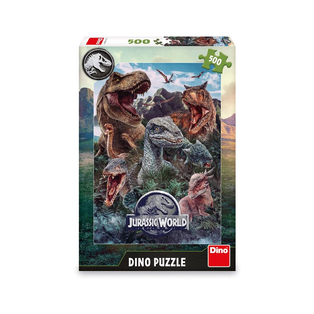 Puzzle Jurasic World, 500 piese - DINO TOYS - imagine 2