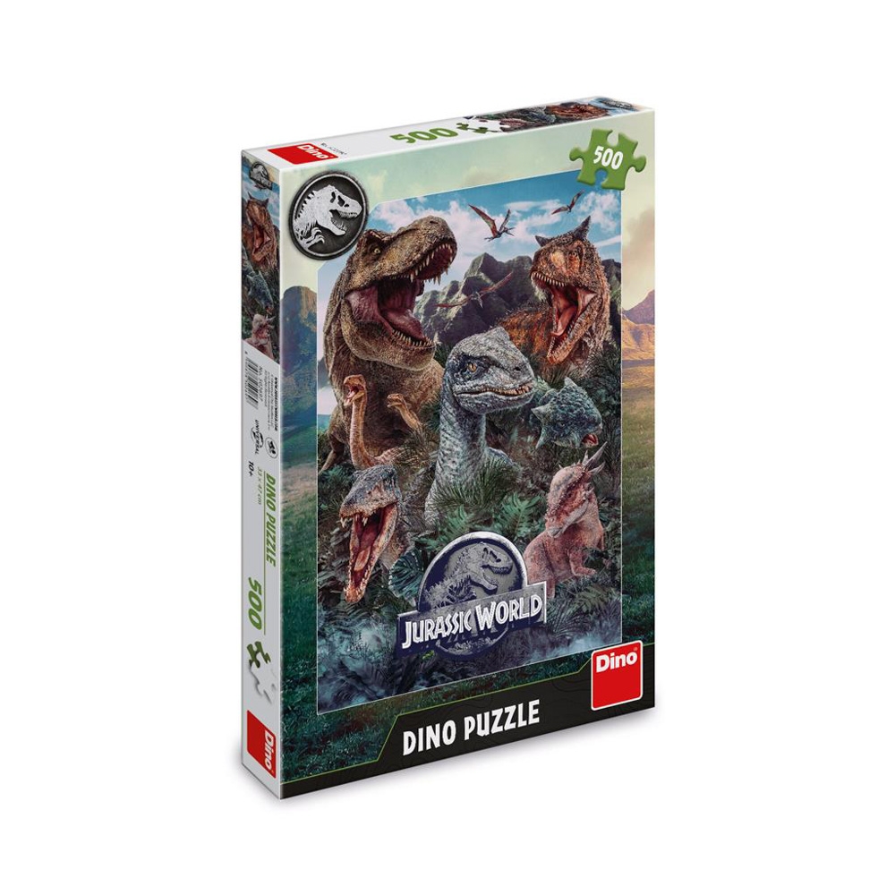 Puzzle Jurasic World, 500 piese - DINO TOYS - imagine 3