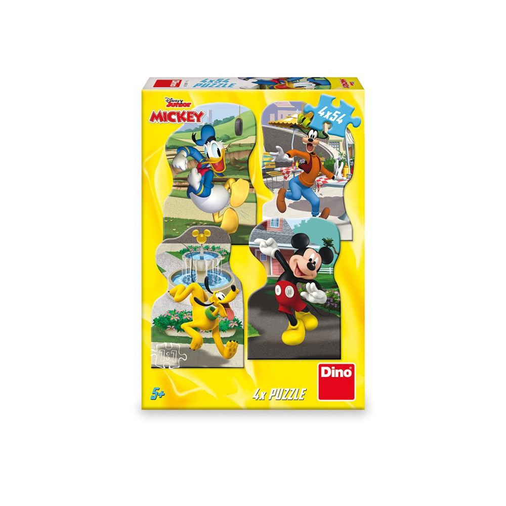 Puzzle Mickey, 4x54 piese - DINO TOYS - imagine 2
