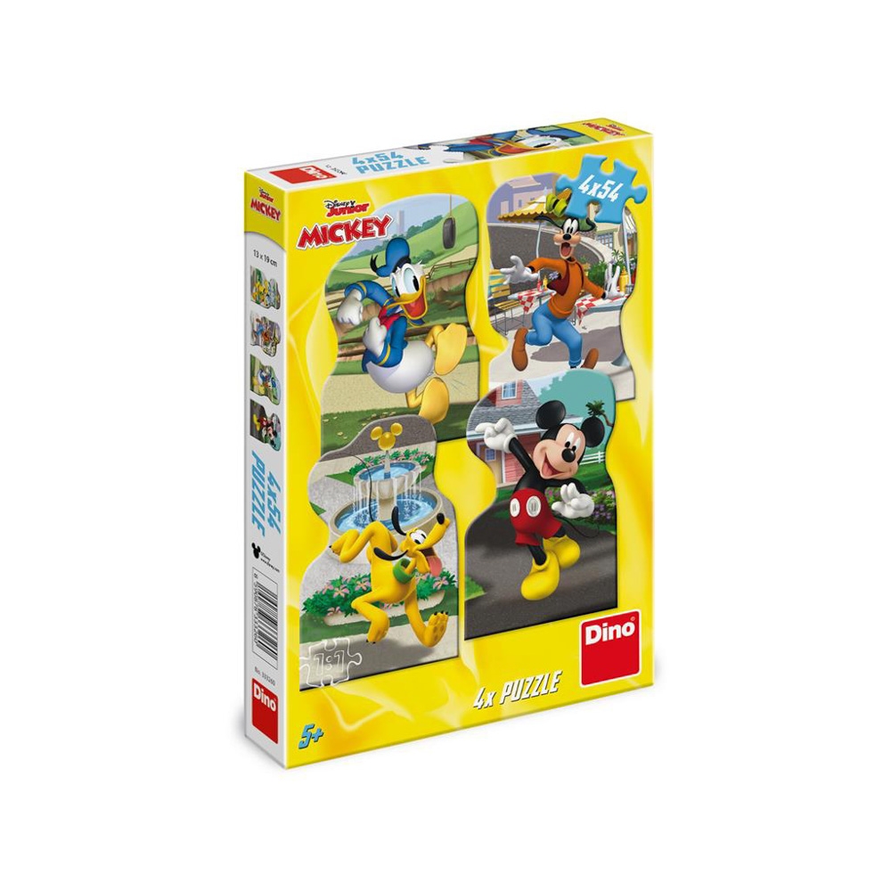 Puzzle Mickey, 4x54 piese - DINO TOYS - imagine 3