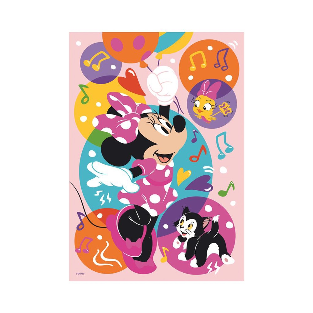Puzzle neon Minnie, 100 piese - DINO TOYS - imagine 4