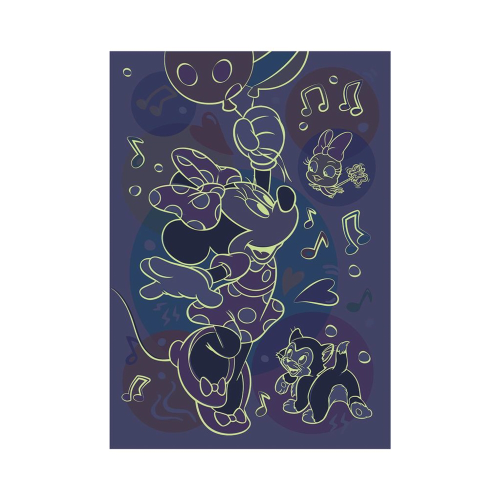 Puzzle neon Minnie, 100 piese - DINO TOYS - imagine 5
