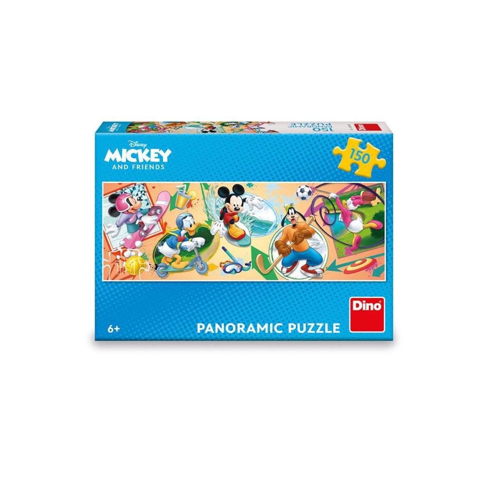 Puzzle panoramic Micky, 150 piese - DINO TOYS - imagine 2