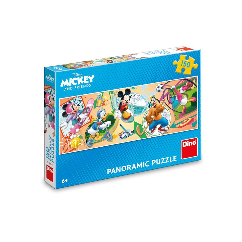 Puzzle panoramic Micky, 150 piese - DINO TOYS - imagine 3