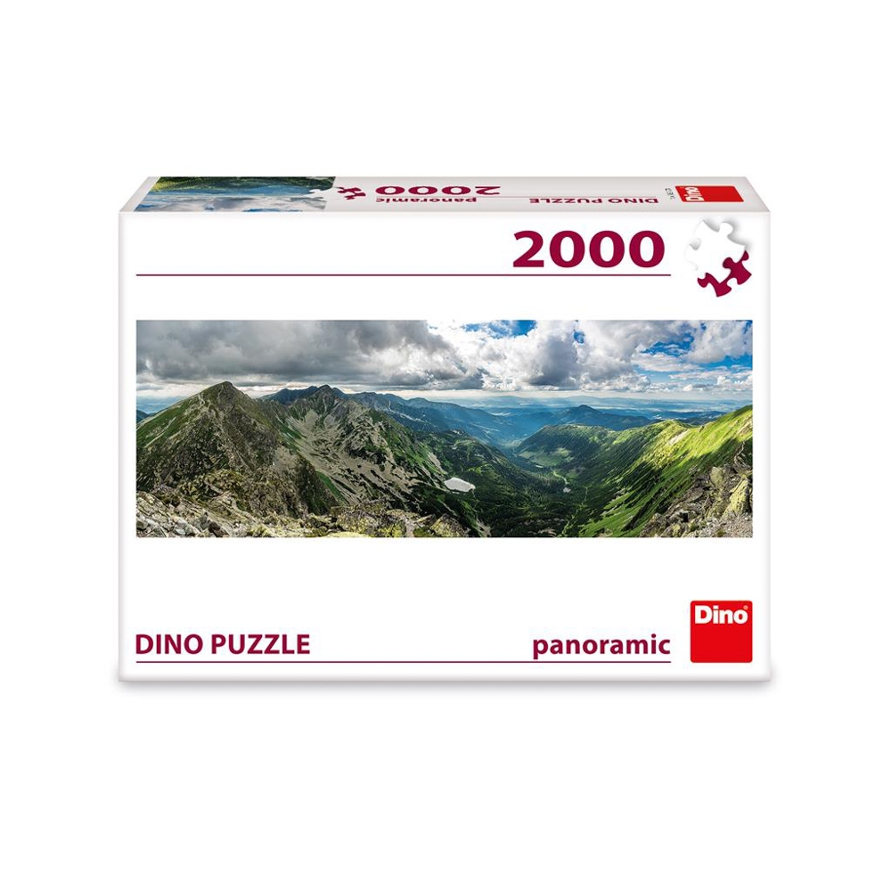 Puzzle panoramic, Munti, 2000 piese - DINO TOYS - imagine 2
