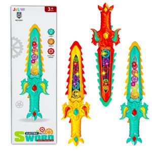 Sabie, carcasa transparenta, cu lumina si sunet