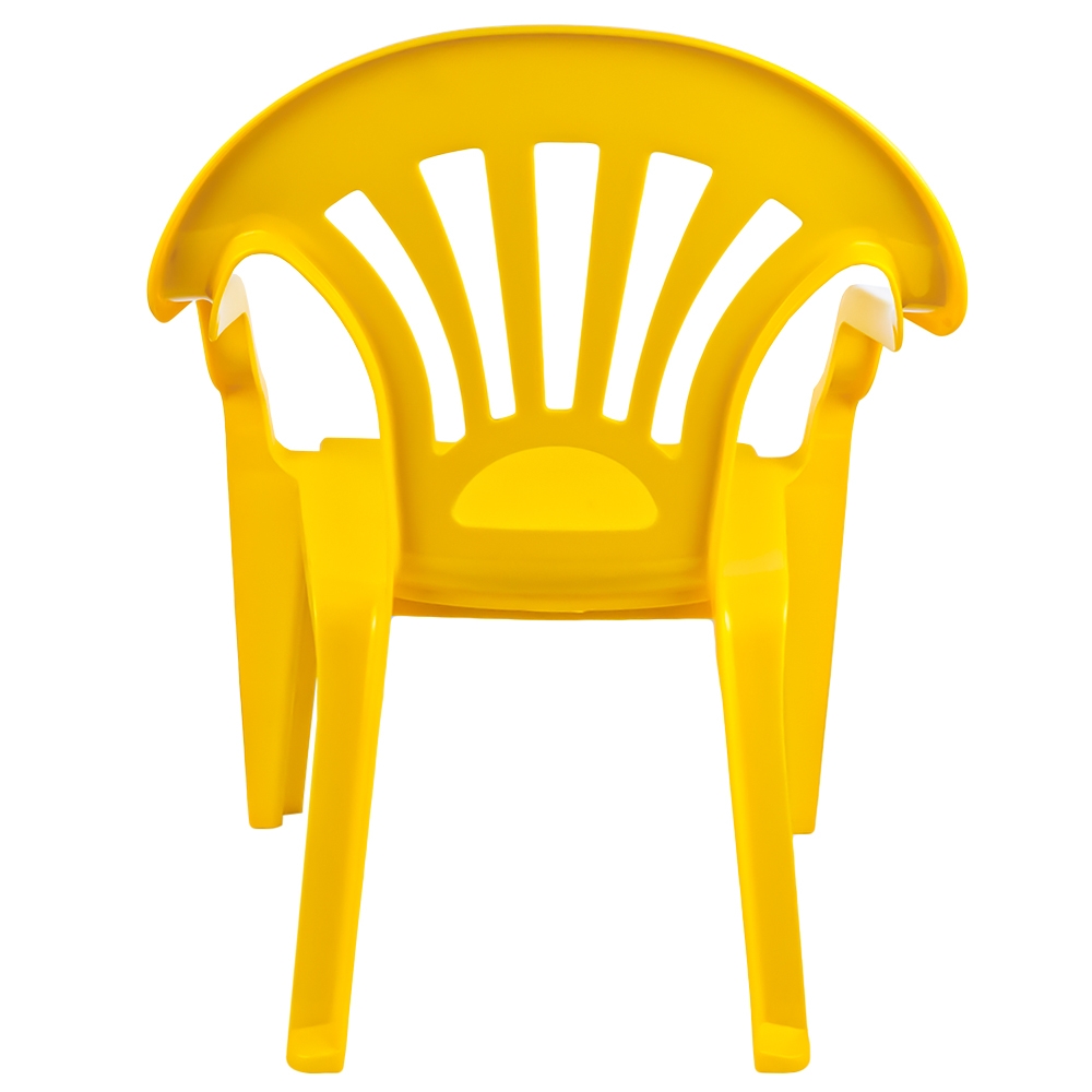 Scaunel din plastic, galben, 40x35x54.5 cm - ROBENTOYS - imagine 4
