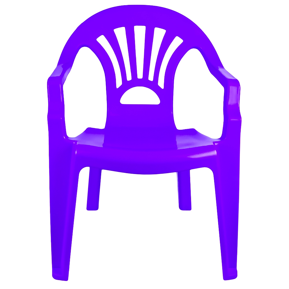 Scaunel din plastic, mov, 40x35x54.5 cm - ROBENTOYS - imagine 2