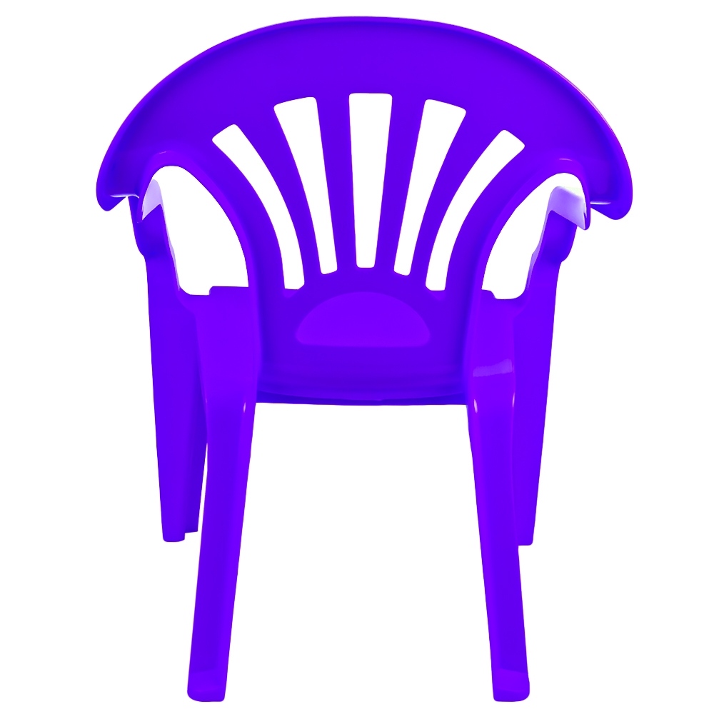 Scaunel din plastic, mov, 40x35x54.5 cm - ROBENTOYS - imagine 4