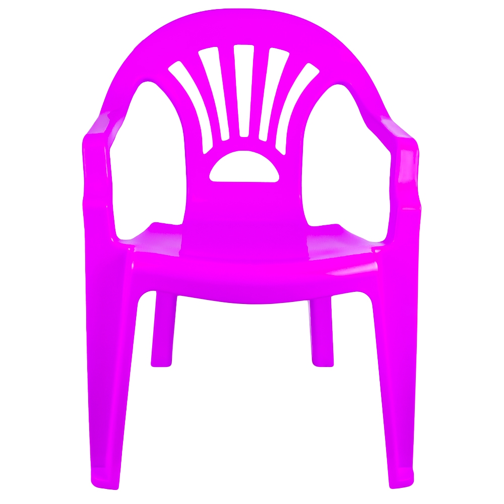 Scaunel din plastic, roz, 40x35x54.5 cm - ROBENTOYS - imagine 2