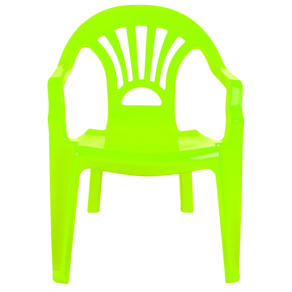 Scaunel din plastic, verde, 40x35x54.5 cm - ROBENTOYS - imagine 2