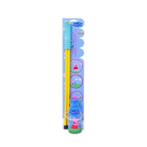 Set bagheta 50cm + solutie pentru baloane de sapun, 250ml, Peppa Pig - TUBAN