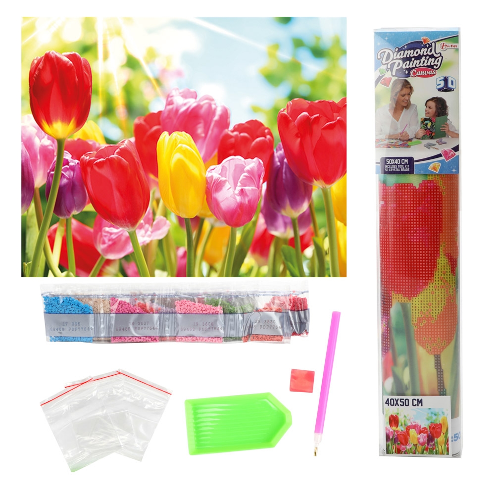 Set creatie cu diamante, 40x50 cm - Toi-Toys - imagine 4
