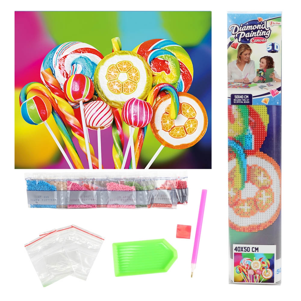 Set creatie cu diamante, 40x50 cm - Toi-Toys - imagine 6