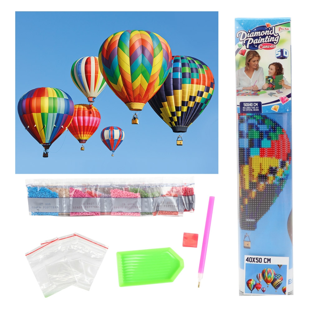 Set creatie cu diamante, 40x50 cm - Toi-Toys - imagine 2