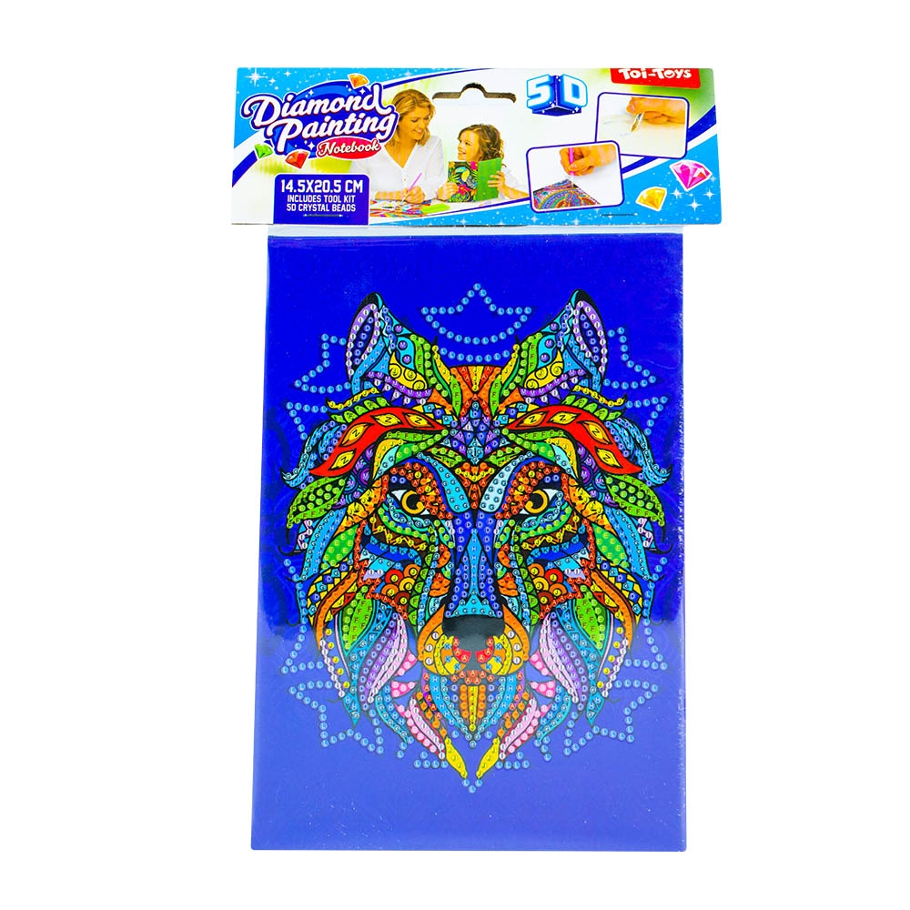Set creatie cu diamante - Jurnal, 14.5x20.5 cm - Toi-Toys - imagine 12